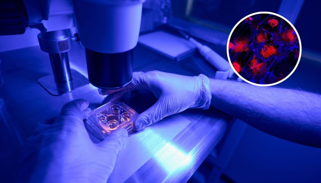 Picture of Stem Cell Research, Microscope